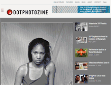 Tablet Screenshot of dotphotozine.com